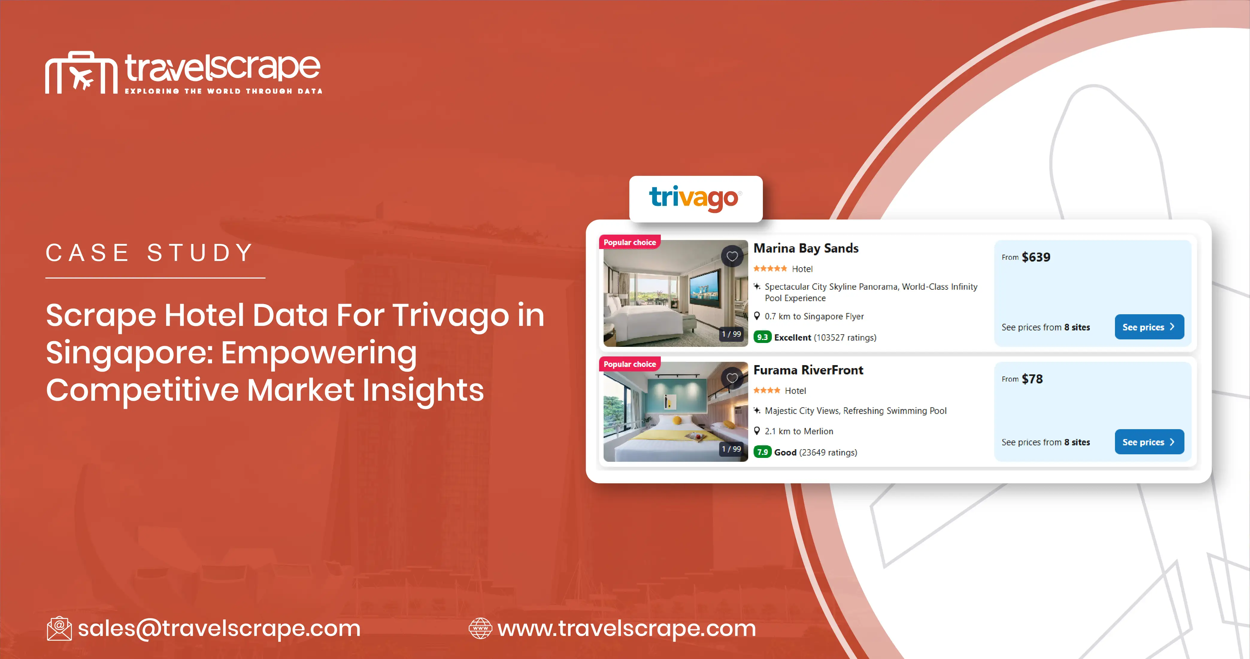Scrape Hotel Data For Trivago in Singapore for Market Insights